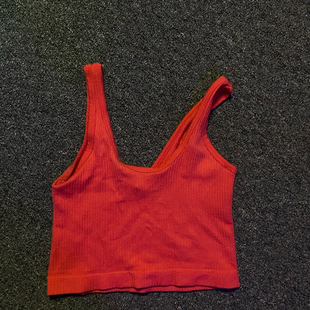Pink Crop top tank top - Picture 2 of 2